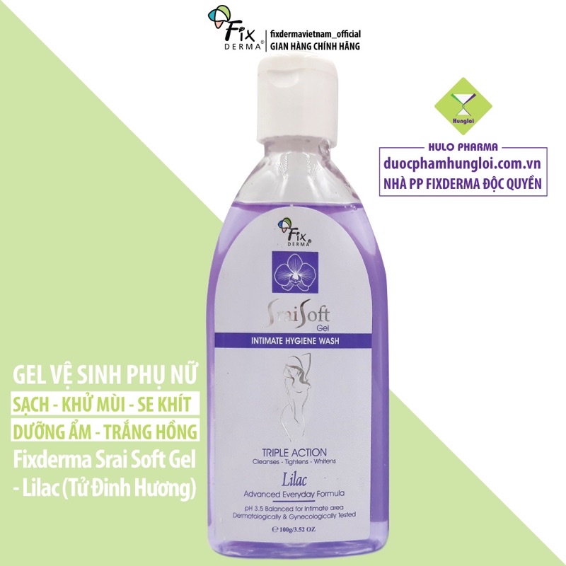 [CHÍNH HÃNG] GEL VỆ SINH FIXDERMA 100ml - DƯỢC MỸ PHẨM