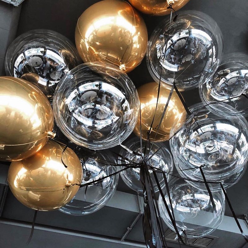 10/18/20/24/36 Inch Clear BOBO Trang trí đám cưới Helium Quả bóng bơm hơi Quà tặng Bong bóng