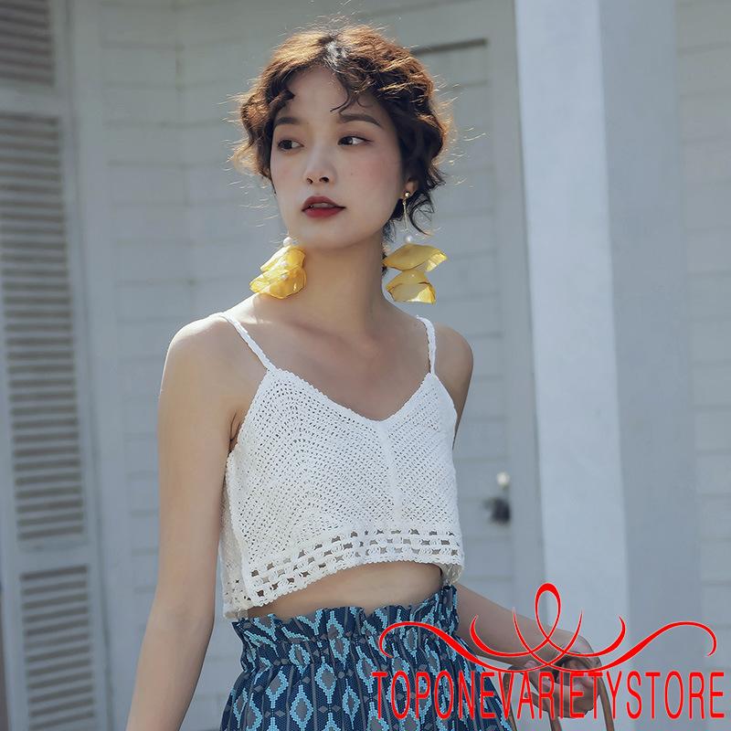 Áo Dây Nữ Cộc Tay Cổ Chữ V Hở Eo Quyến Rũ | BigBuy360 - bigbuy360.vn