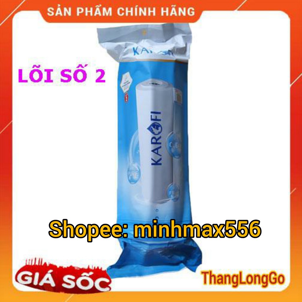 LÕI LỌC NƯỚC KAROFI SỐ 1-2-3 | KM TAY MỞ CỐC LỌC