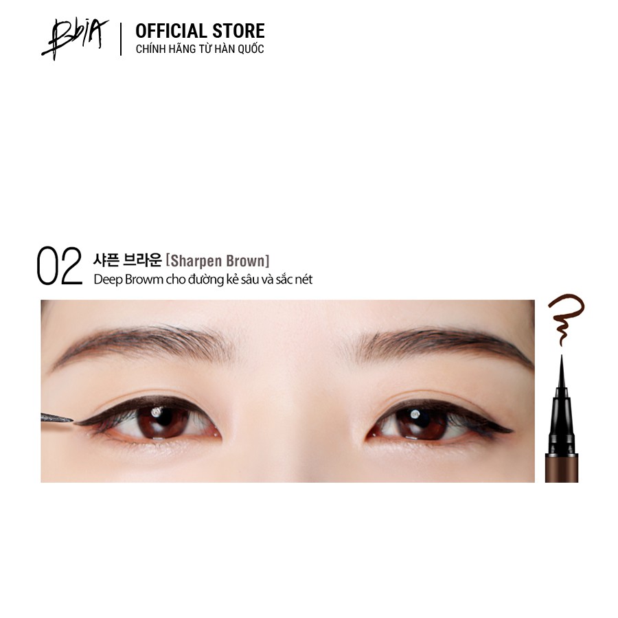 Combo Mắt Cơ Bản - 1 Kẻ Mắt Bbia Last Pen Eyeliner 0.6g + 1 Dầu Tẩy Trang Bbia Remover 100ml - Bbia Official Store