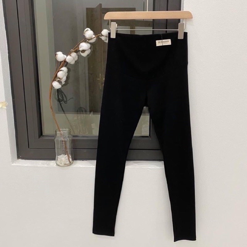 quần bầu legging cạp liền thân có chun chỉnh thiết kế nâng mông hàng loại 1-chất uni hàn (zip) cao cấp free size 43~75kg