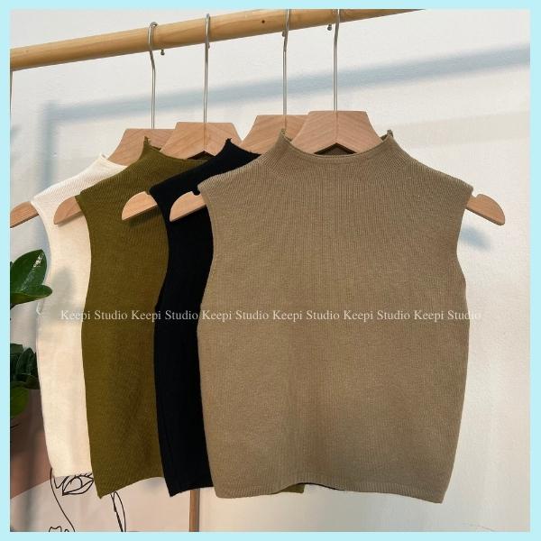 Áo Len Sát Nách Keepi Studio. 100% Cotton, Không Bai Nhão, Không Xù Lông, Không Phai Màu