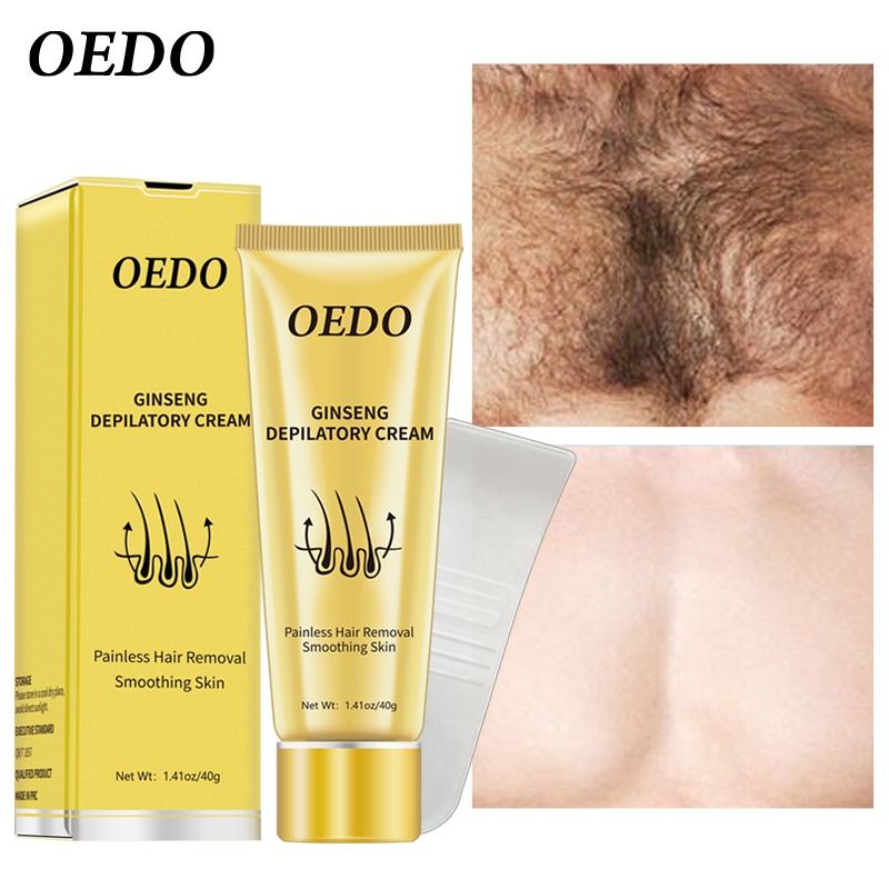 Set 3 tuýp kem tẩy lông OEDO hiệu quả chất lượng cao cho vùng dưới cánh tay/cánh tay/chân/ngực