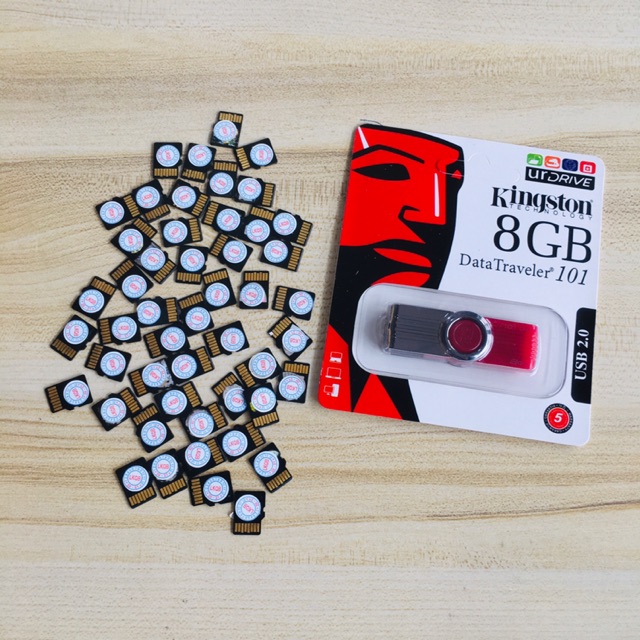 Combo 10 Thẻ Nhớ 4GB (Tặng Usb 8GB)