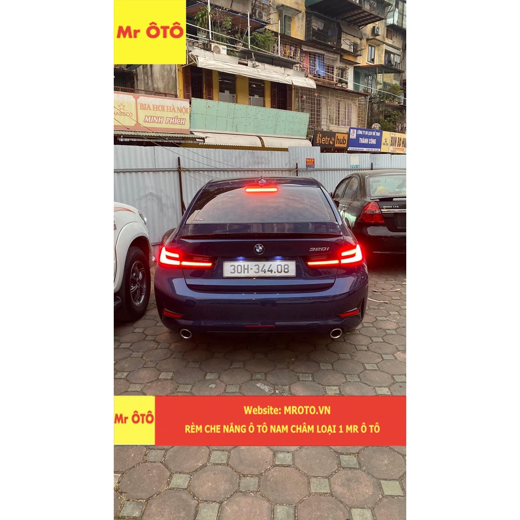 Rèm Che Nắng Xe BMW 320i G20 2020+ Hàng Loại 1 Mr Ô TÔ. Bảo Hành 24 Tháng,Cam Kết Chuẩn
