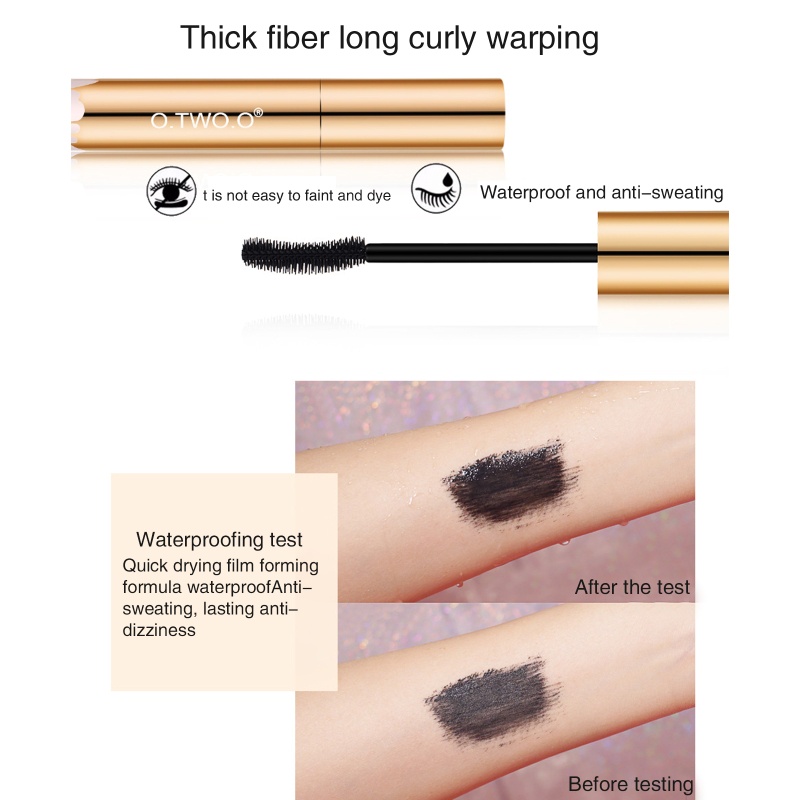 Mascara YOUYO Sợi Tơ 3D Màu Đen Chống Nước Chống Nhòe Lâu Phai Cho Hàng Mi Dài Và Dày