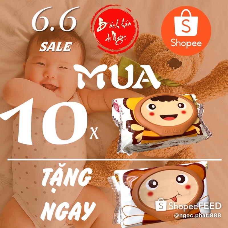 Khăn ướt Baby Wipes Moon Care 125G (CỠ LỚN 24cm x 26cm) - Không mùi, không cồn [Mã NGOCMC giảm 5K đơn 99K]