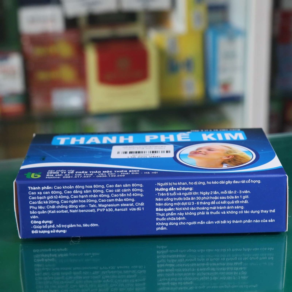 {CHÍNH HÃNG} Thanh Phế Kim - Giúp hỗ trợ bổ phế, hỗ trợ giảm ho, tiêu đờm
