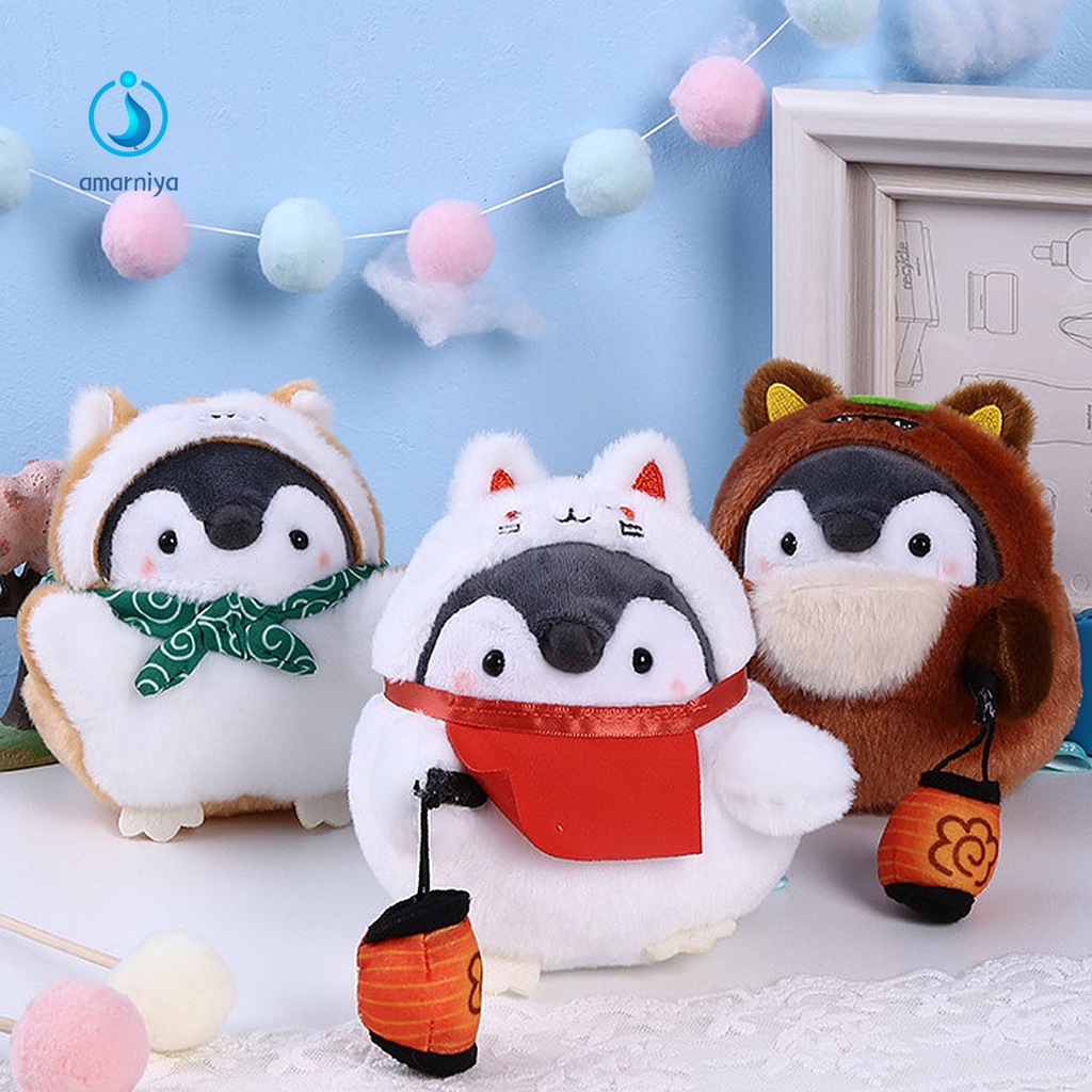 Đồ chơi nhồi bông Thiết Kế Động Vật Hoạt Hình Dễ Thương Gắn Balo/Túi Xách