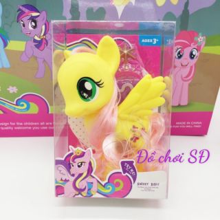 NGỰA PONY 1 CON - mô hình có đèn và tiếng kêu