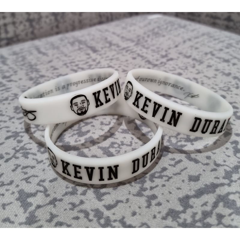 Vòng Tay Bóng Rổ NBA 4.0 Silicon Cao Cấp In Logo Các Ngôi Sao Bóng Rổ NBA Kobe, Curry, James, Irving, Jordan, Durant