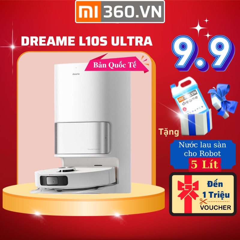Robot Hút Bụi Lau Nhà Xiaomi Dreame L10S Ultra - Bản Quốc Tế BH 12 Tháng
