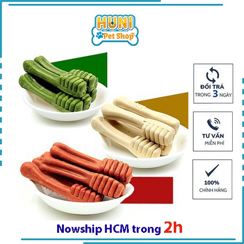 Bánh Xương Orgo Cho Chó Bổ Sung Canxi &amp; Sạch Răng - snack cho thú cưng Huni petshop