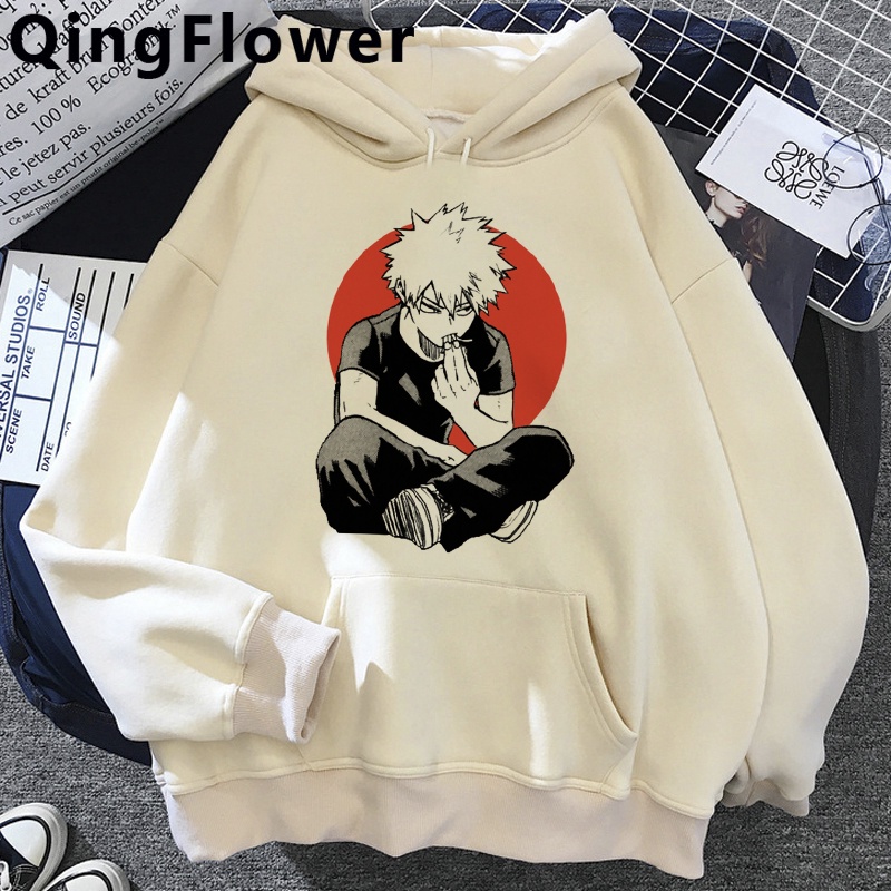 Áo hoodie in hình anime My Hero Academia dễ thương cho nam