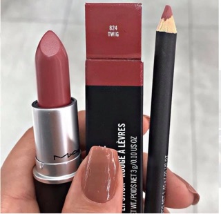 [ Săn Hot Deal - chính hãng Mỹ] son M.A.C mini màu Lady Danger và Twig