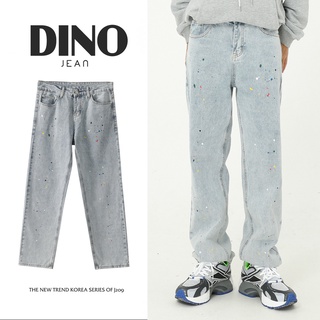 Quần jean ống rộng vẩy sơn japan J207