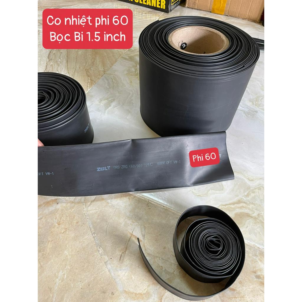 Gen co nhiệt phi 60 dùng co bi led 1.5 vừa khít