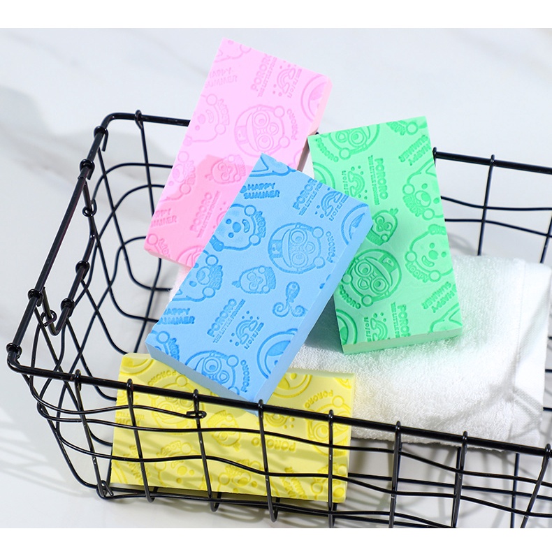 Bông Tắm Bọt Biển Chống Đau An Toàn Cho Bé