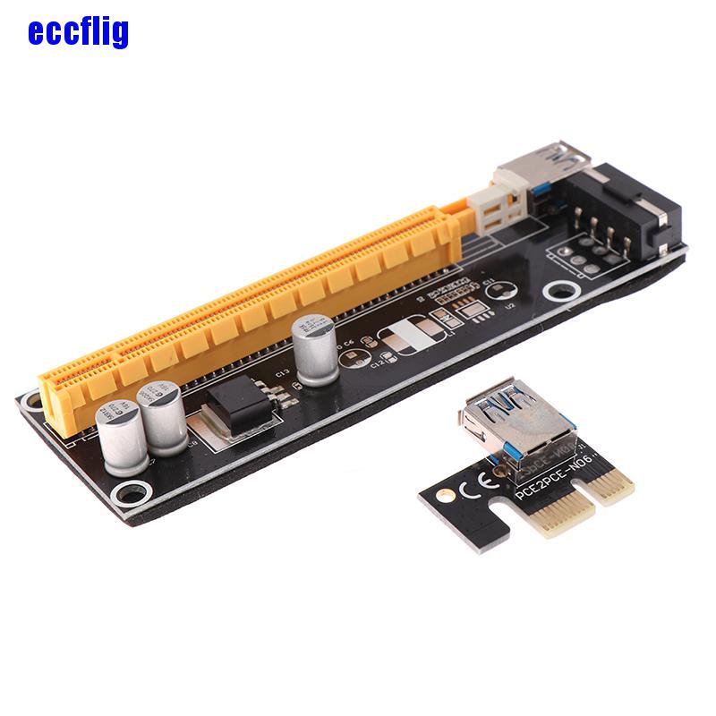 Cáp Chuyển Đổi Ecc Ver009S Pci-E Riser Card Pcie 1x Sang 16x Usb 3.0 60cm