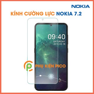 Cường lực Nokia 7.2 trong suốt - Kính cường lực Nokia 7.2 full keo màn hình độ cứng 9H