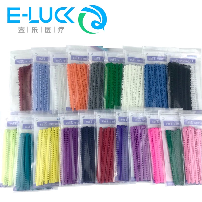 Set 1000 / 20 Que Cao Su Đàn Hồi Chỉnh Nha Chuyên Dụng