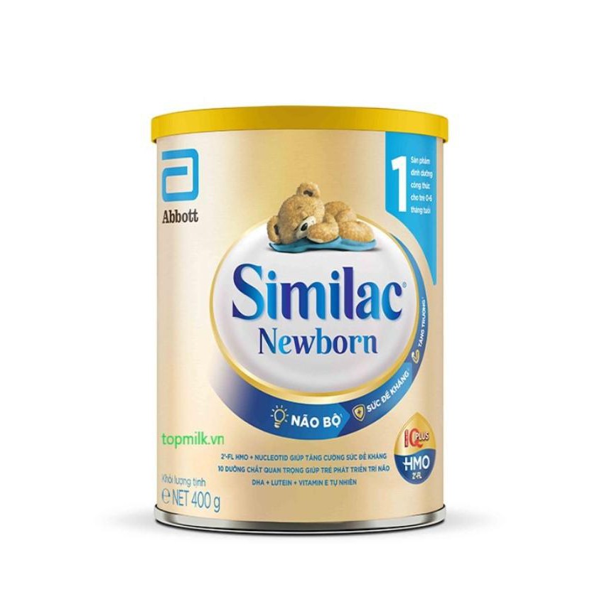 Sữa bột Similac IQ Plus 1 HMO 400g (Mẫu Mới )