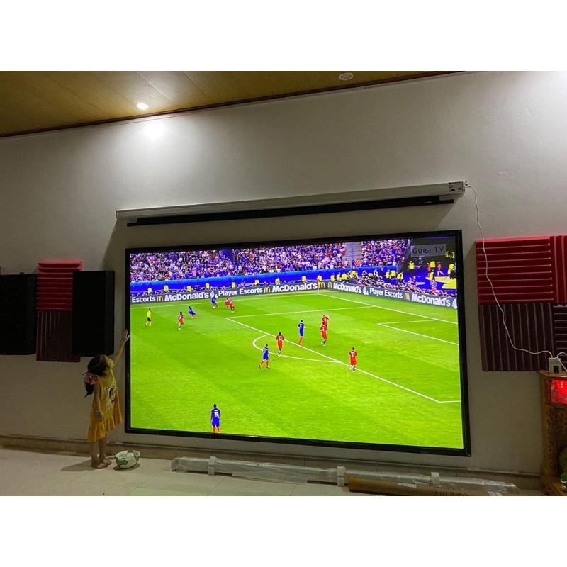 100" - Màn chiếu tương phản cao V6+ khung viền 5cm