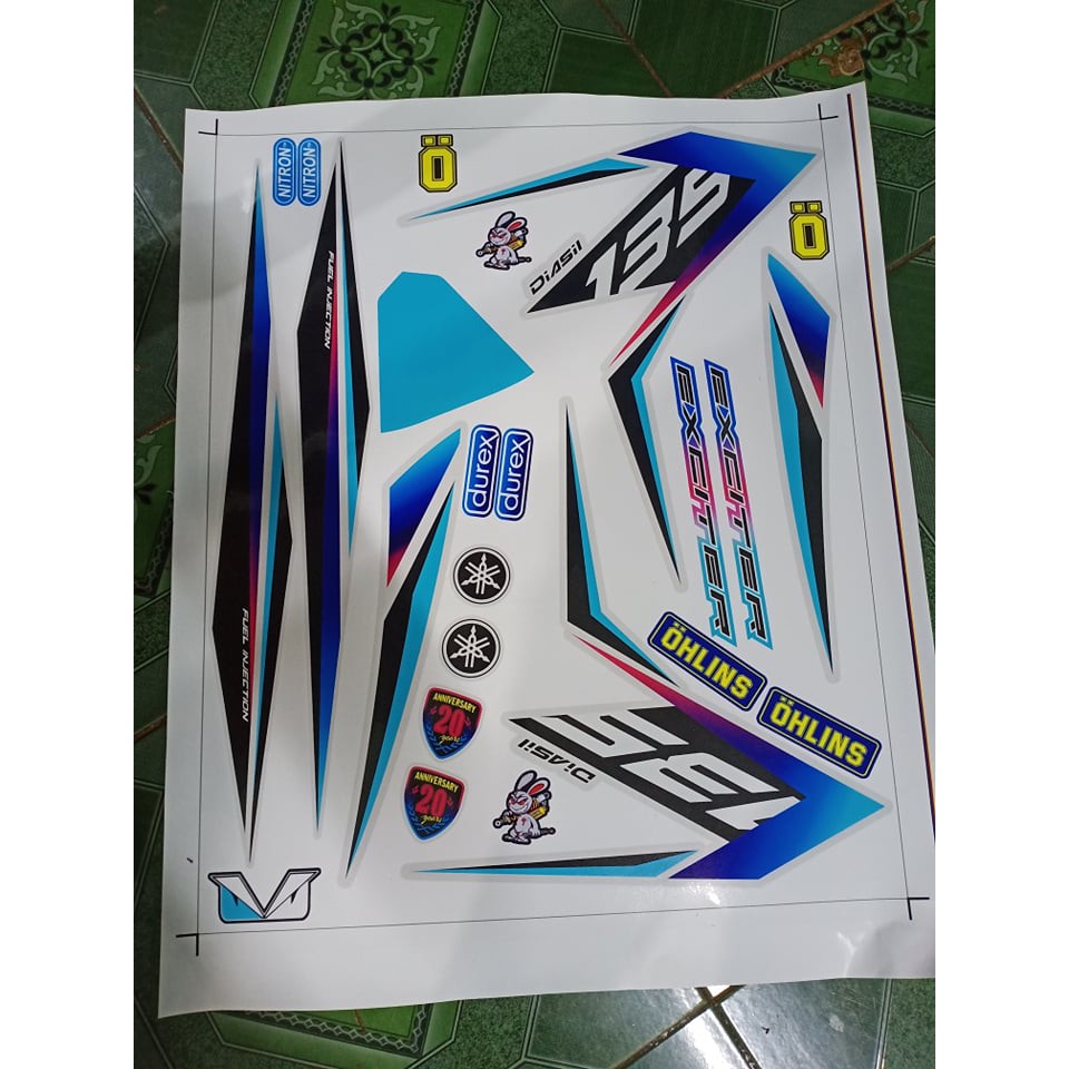 Tem rời ex 135 kỉ niệm xe bạc