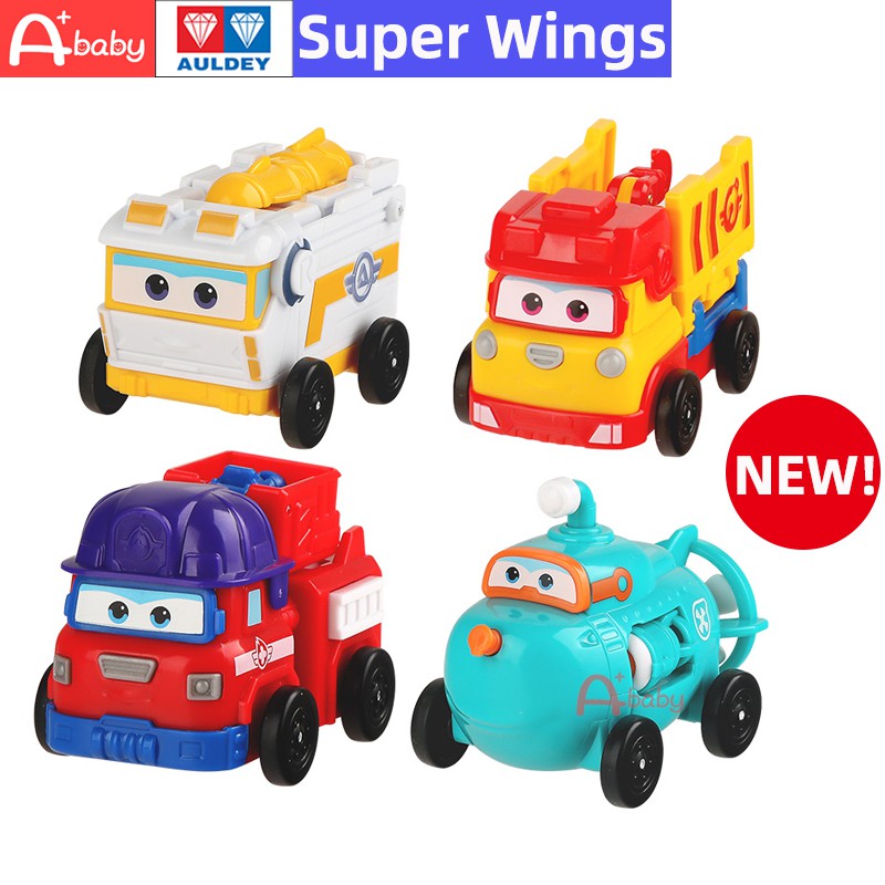 Super Wings Auldey Mô hình đồ chơi thiết kế phương tiện giao thông hoạt hình cho trẻ em
