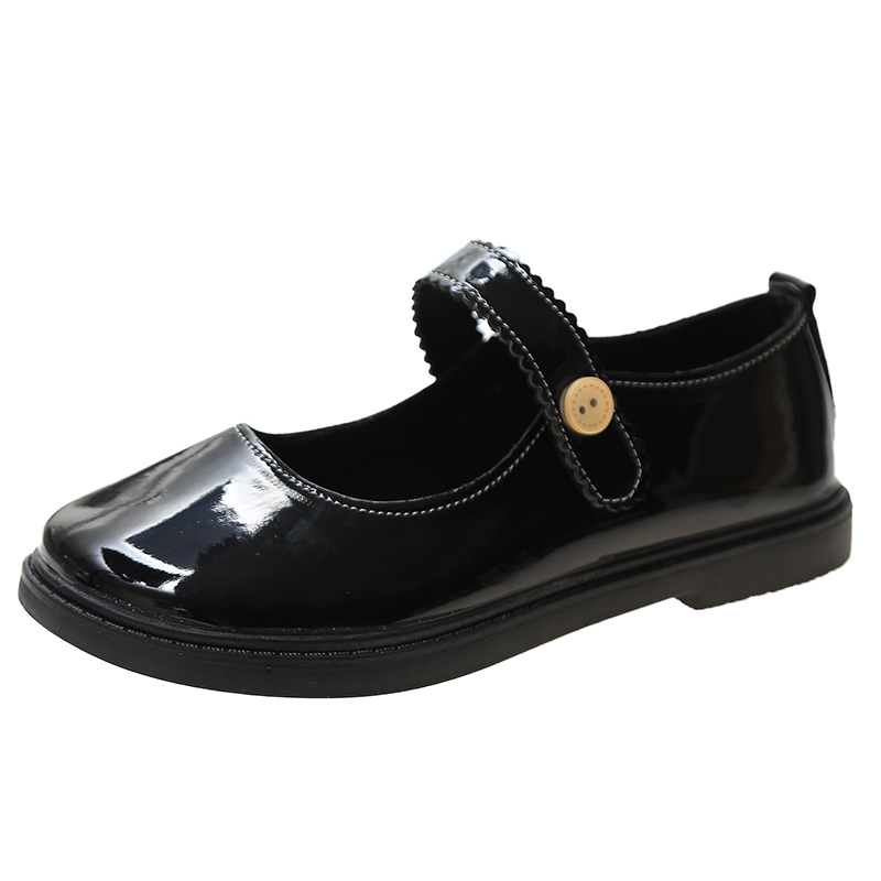 Oxford shoes patent leather classic style for women
