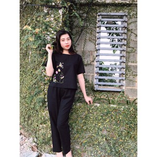 Đồ bộ linen , sét linen thêu , linen
