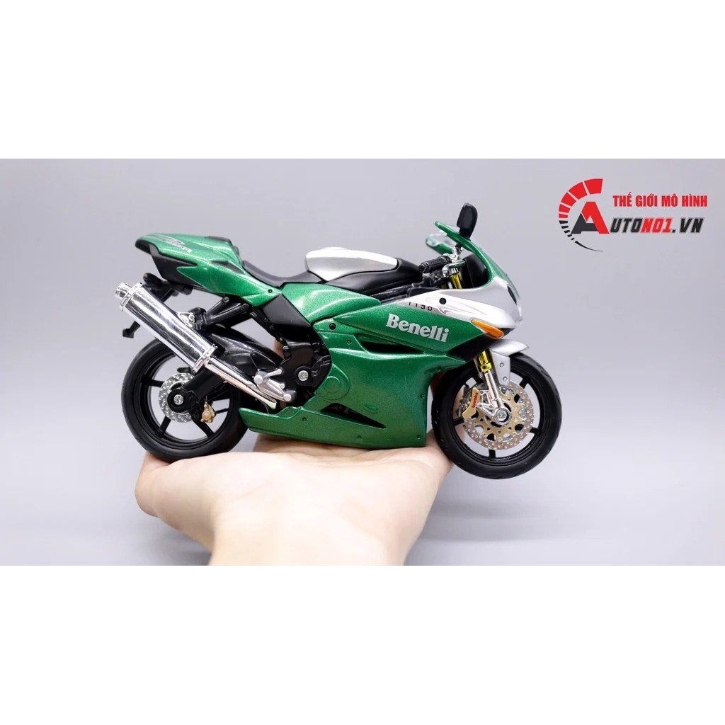 MÔ HÌNH BENELLI TRE 1130 GREEN 1:12 MAISTO 6469