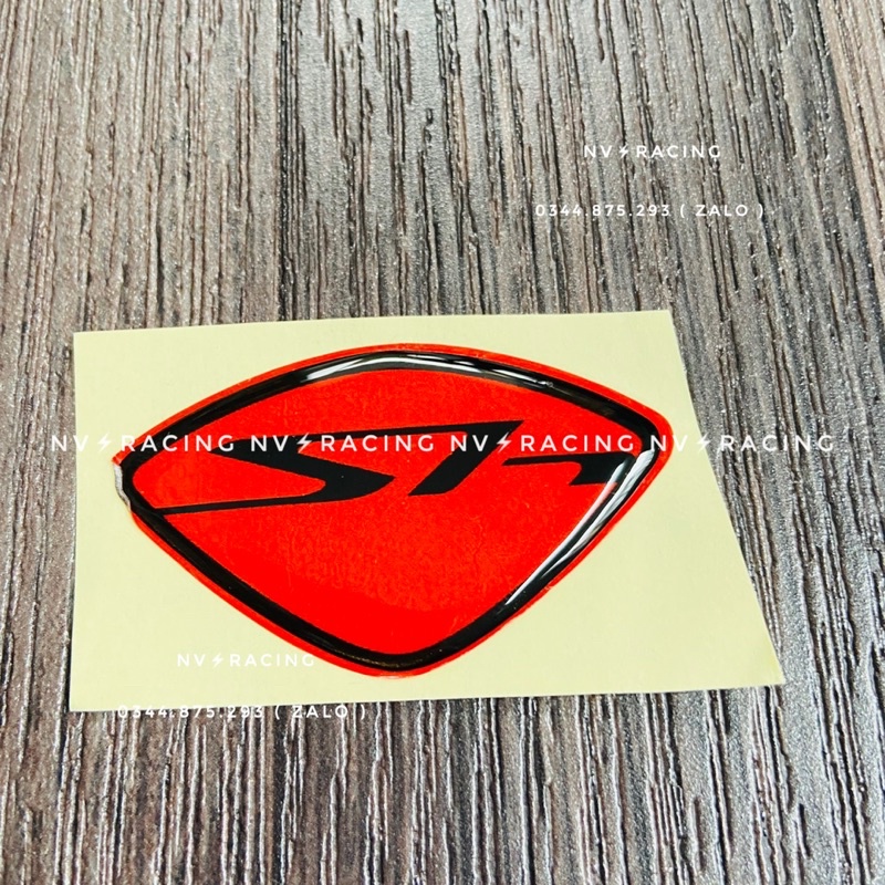 Tem logo chữ SH dán mặt nạ trước chống thấm nước và bay màu