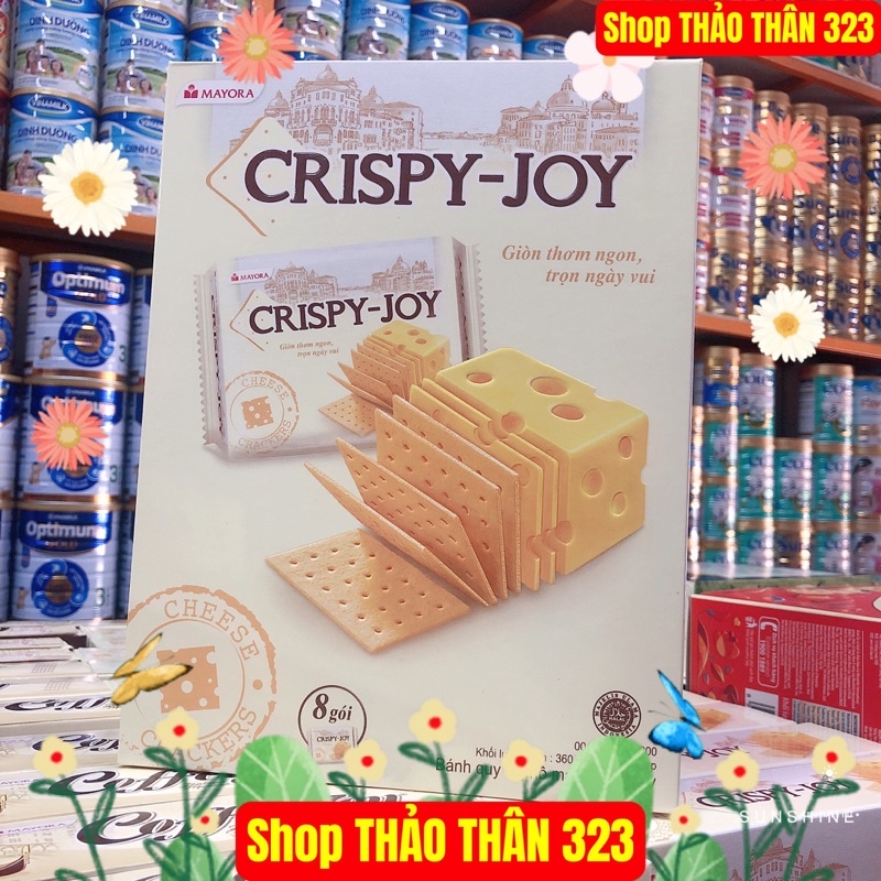 Bánh Quy Vị Phô Mai CRISPY - JOY 360gram