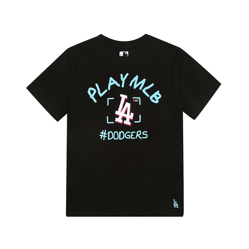 Mlb Áo Thun Thể Thao Tay Ngắn Vải cotton In Họa Tiết graffiti Thời Trang Cho Bé