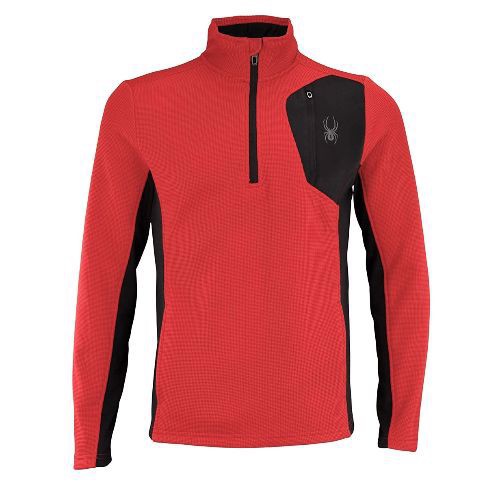 Áo Sweatshirt Nhện Spyder Cho Nam 1/3 Zip Màu Đỏ Chính Hãng 100% - GU Shop