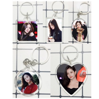Móc khoá JISOO BLACKPINK mica in 2 mặt ảnh khác nhau