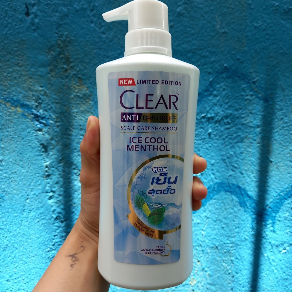 Dầu gội Clear bạc hà 480ml