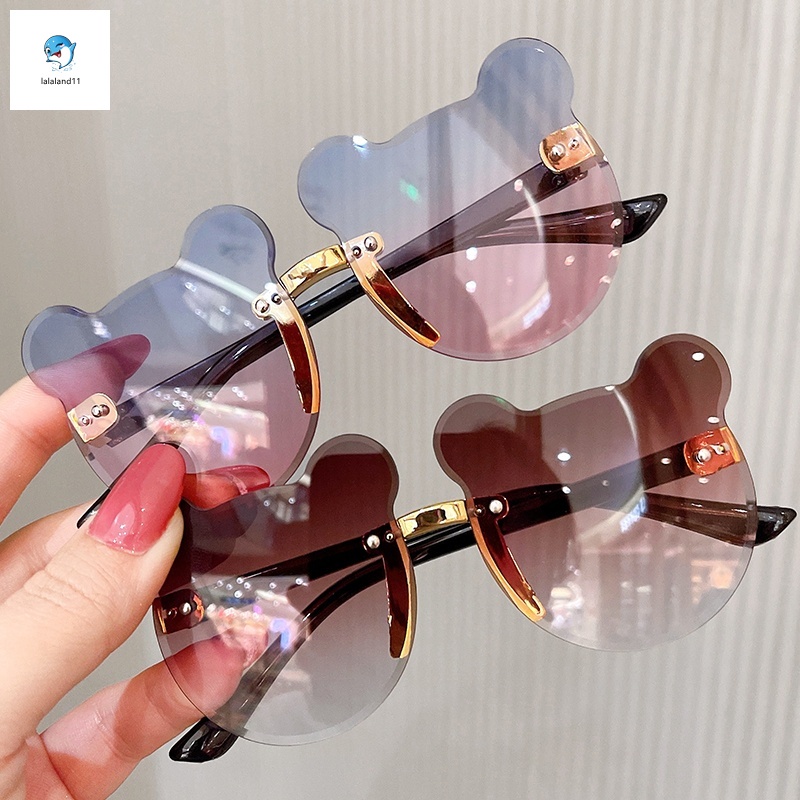 Kính mát chống tia UV hình chú gấu đáng yêu cho bé