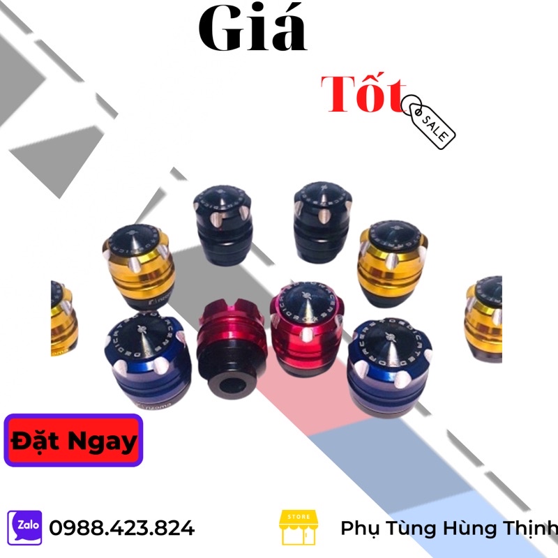 [ Giá 1 cặp ] Gù chống đổ trước CNC Rizoma có chụp mẫu K6 giá hủy diệt