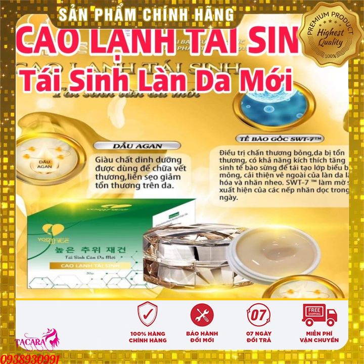Cao lạnh tái sinh phương anh mẫu mới