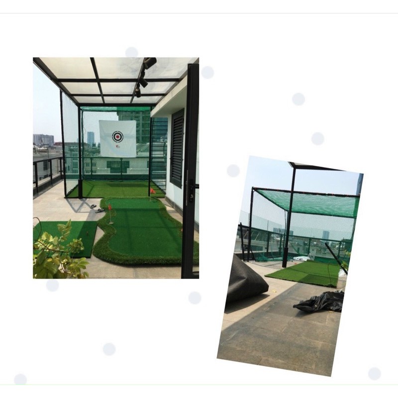 KHUNG GOLF BỘ LƯỚI KHUNG SẮT 3X3X3M