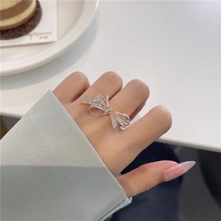 [HÀNG CÓ SẴN] Mã N001_NHẪN NỮ MẠ VÀNG ĐÍNH KIM CƯƠNG
