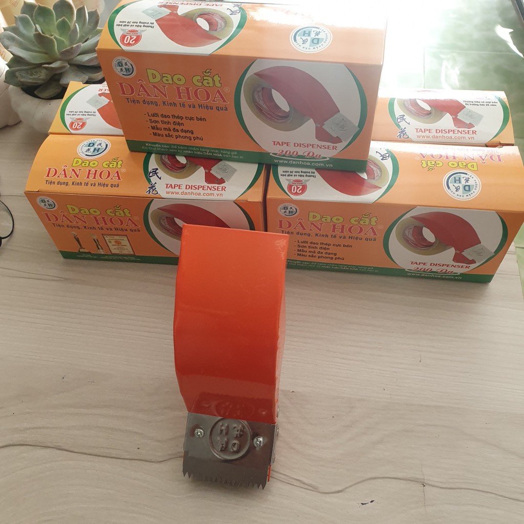 Dao cắt băng keo 5cm loại lớn cắt cuộn keo 300y 500y và cuộn 1kg