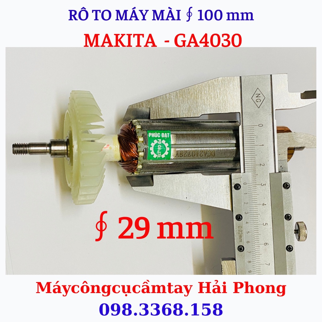 Rô to máy mài Ma.ki,ta - mod.GA4030 / 4530 dùng chung  220V~720W . Stator mài GA4030