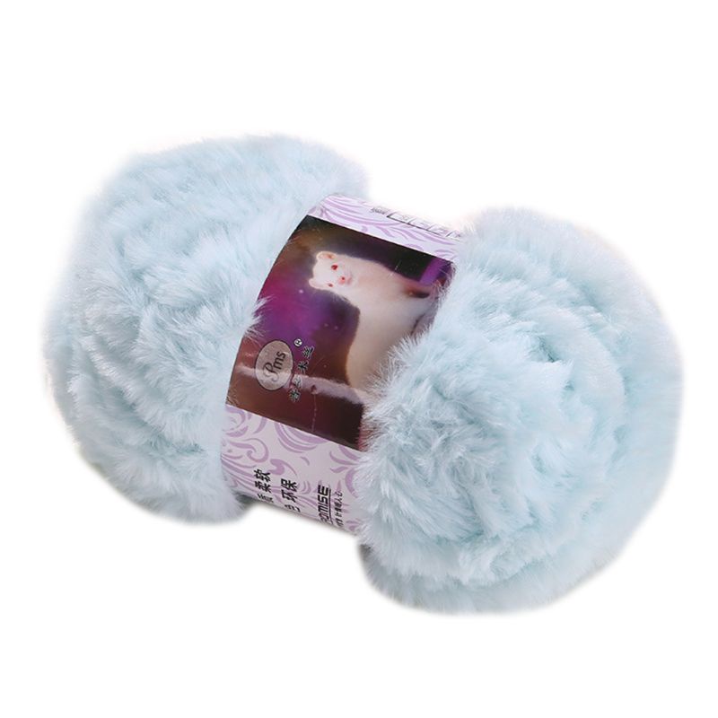 Cuộn sợi len nhung xù dày nhiều màu sắc tùy chọn 50g dành cho đan khăn choàng cổ áo sweater thủ công DIY tiện lợi