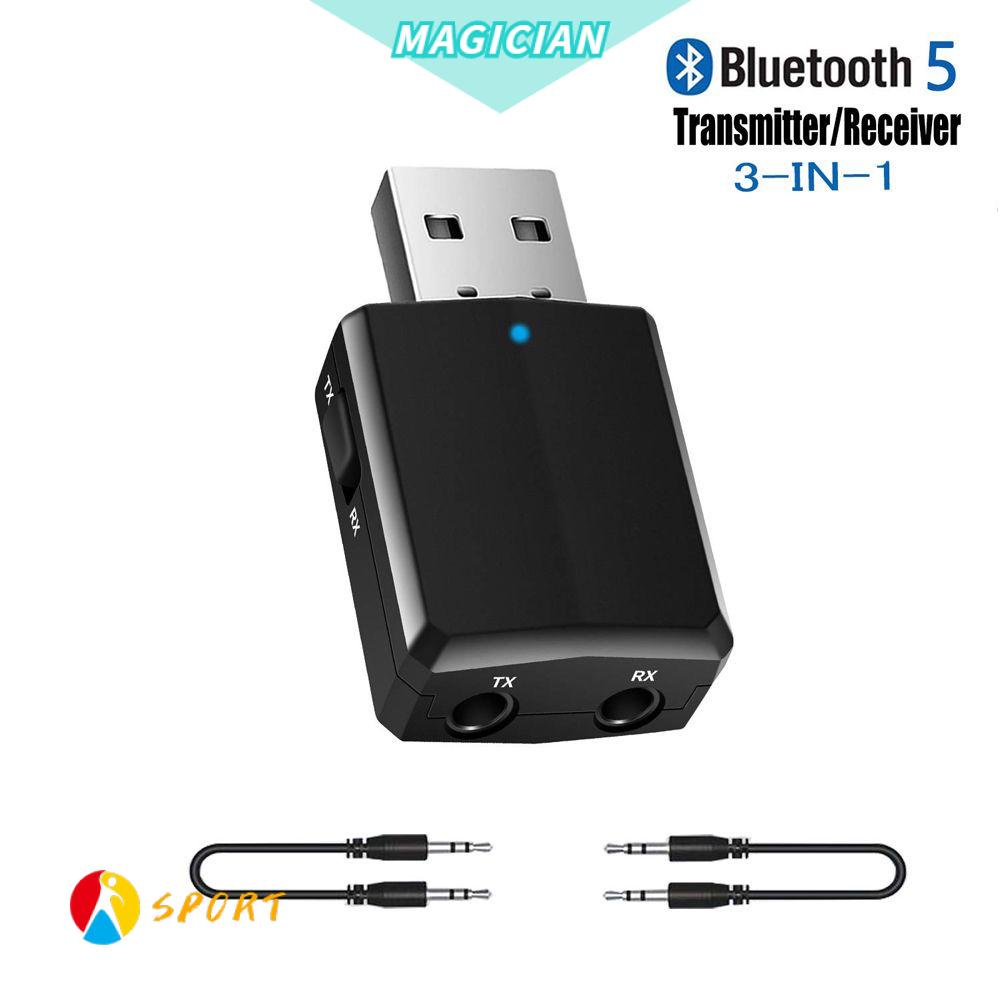Đầu Thu Tín Hiệu Âm Thanh Bluetooth 5.0 Kỹ Thuật Số Mini 3 Trong 1 Giắc Cắm 3.5mm Kèm Phụ Kiện Thẻ