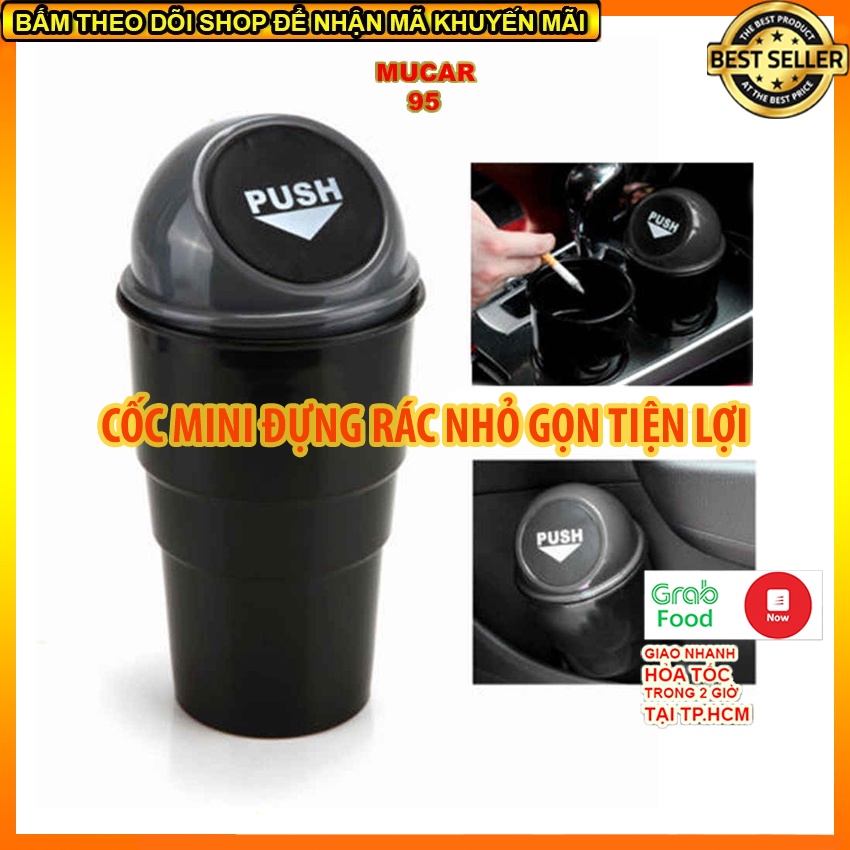 Cốc Đựng Rác Mini Tiện Lợi, Để Bàn Văn Phòng, Cốc Rác Nhỏ Gọn Có Nắp Đậy Bằng Nhựa Tiện Lợi Màu Ngẫu Nhiên