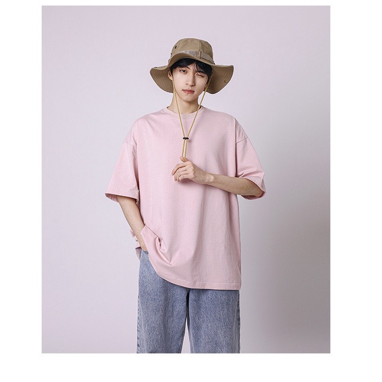 Áo thun Unisex 98WEAR phông trơn nam nữ tay lỡ oversize form rộng 9 màu
